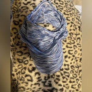 Brand new without tags. Visor - blue and white